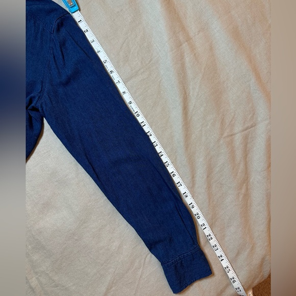 Ann Taylor LOFT Blue Shirt - Picture 10 of 11
